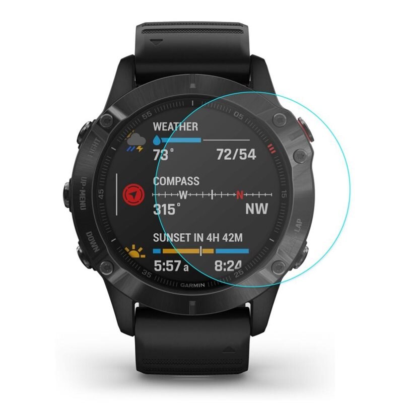 Hat Prince 0.2mm Gehard Glas Garmin Fenix 6 - Beschermglas dat beschermt tegen krassen en slijtage