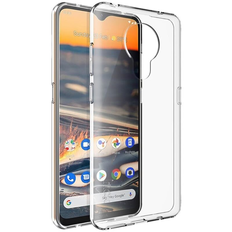 Imak TPU Case Nokia 5.3 Transparant - Eenvoudig schokbestendig hoesje