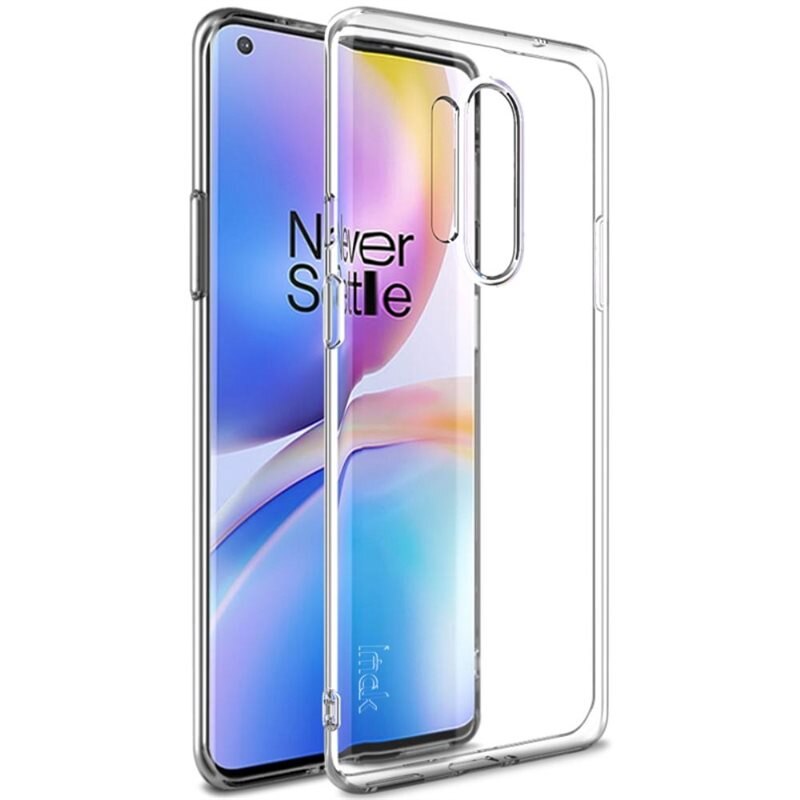 Imak TPU Case OnePlus 8 Pro Transparant - Eenvoudig schokbestendig hoesje