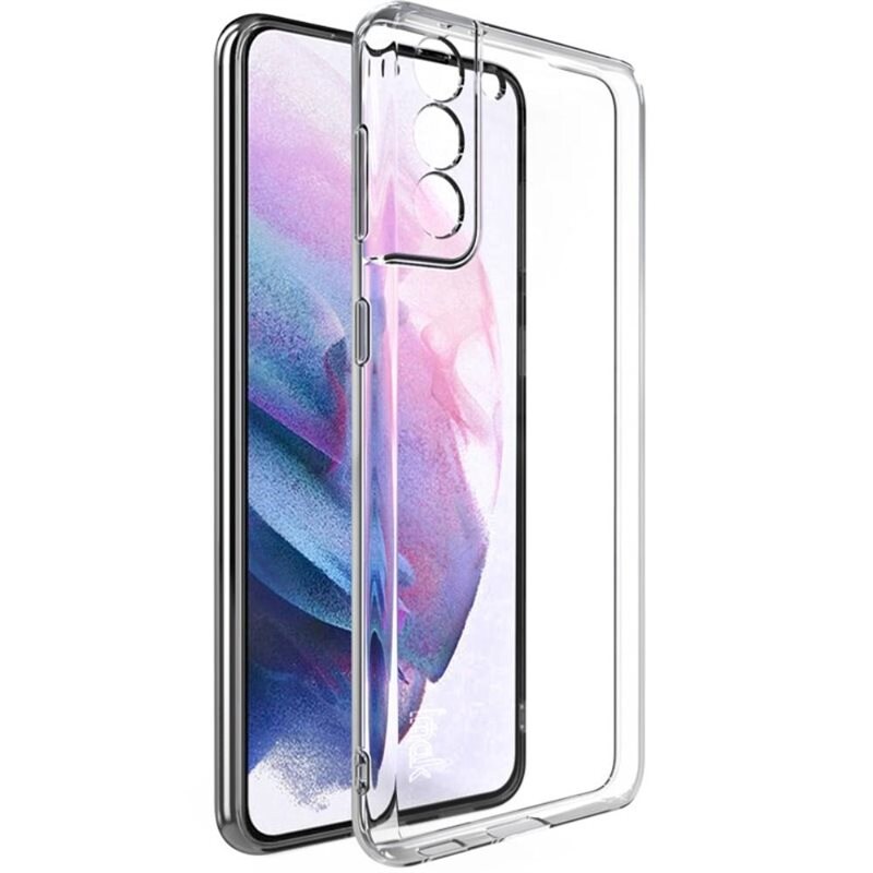 Imak TPU Case Samsung Galaxy S21 Plus Transparant - Eenvoudig schokbestendig hoesje