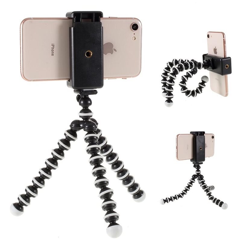 Octopus Mini Tripod Statief Zwart grijs