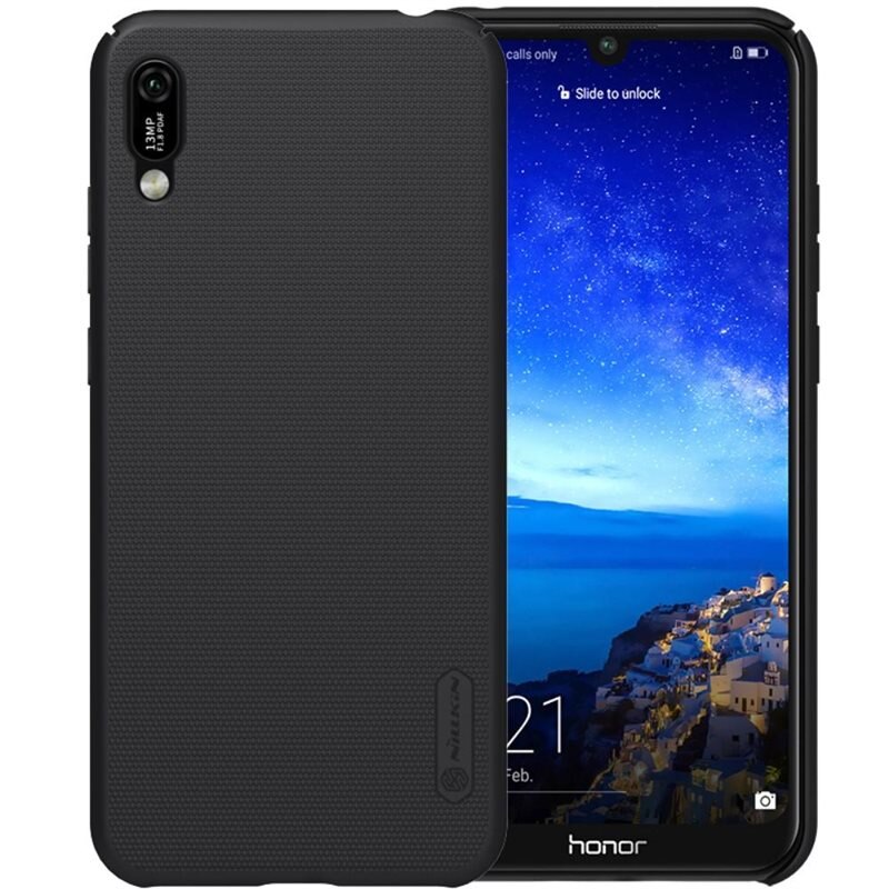 Nillkin Super Frosted Shield Huawei Y6 2019 Zwart - Mooi, stevig telefoonhoesje