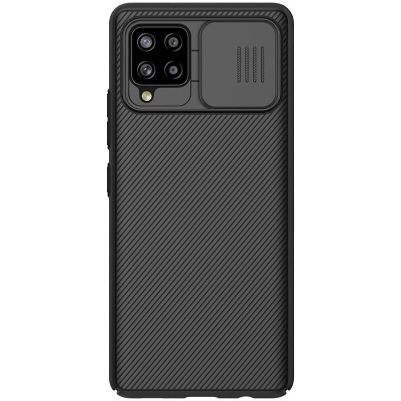 Nillkin CamShield Case Samsung Galaxy A42 Zwart - Hoesje met ingebouwde camerabescherming