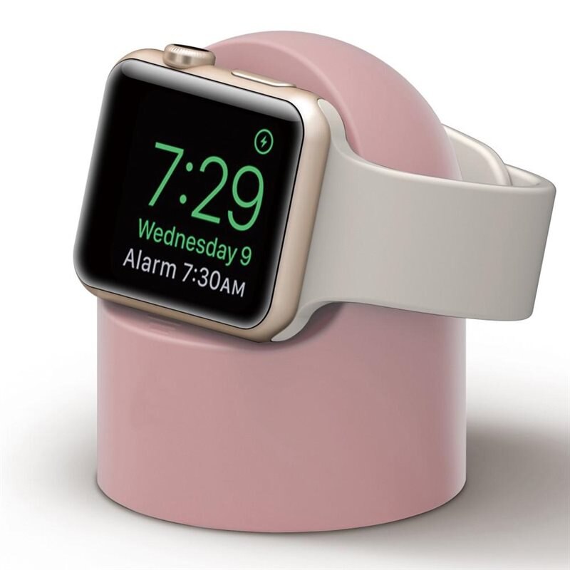 Apple Watch Oplaadstandaard Roze - Practische standaard