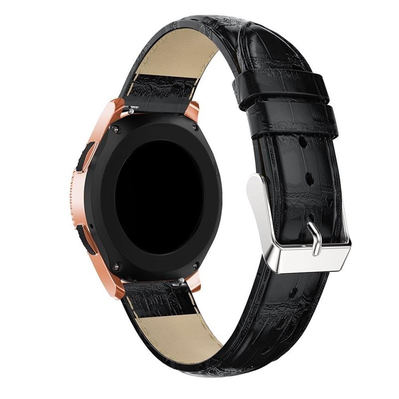 Garmin Vivoactive 5 Leren bandje Krokodil zwart
