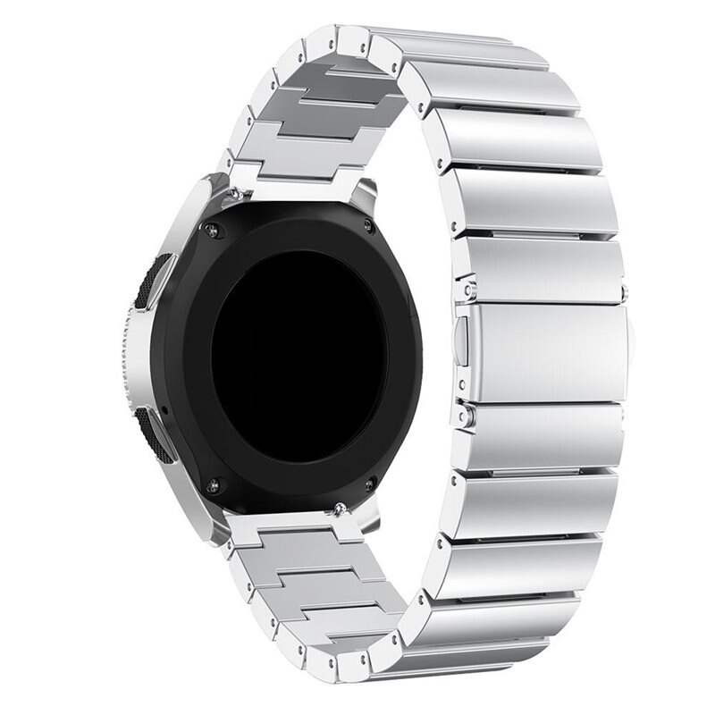 Universal 22mm Schakelarmband zilver - Mooie roestvrij stalen armband - Heren en dames