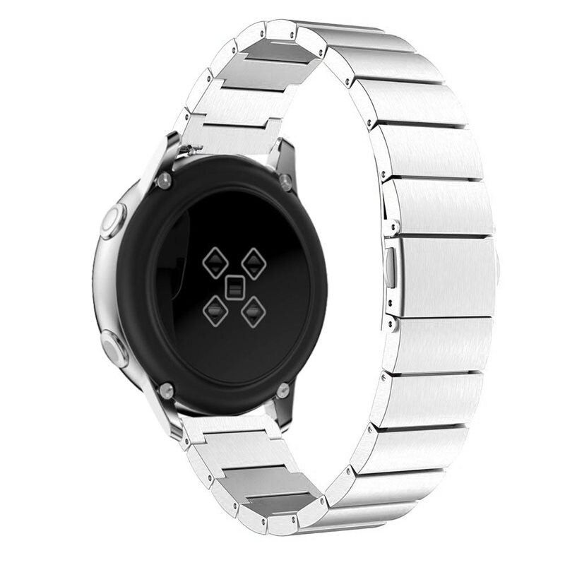 Samsung Galaxy Watch 5 Pro 45mm Schakelarmband zilver - Mooie roestvrij stalen armband - Heren en dames