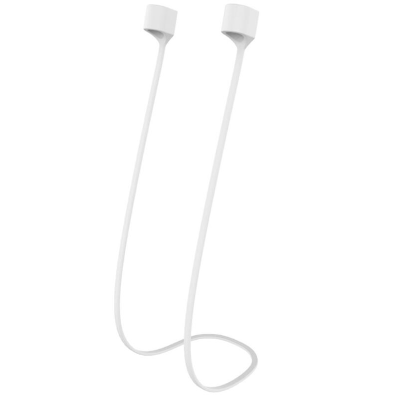 AirPods Siliconen bandje Wit - Siliconen bandje voor oortjes