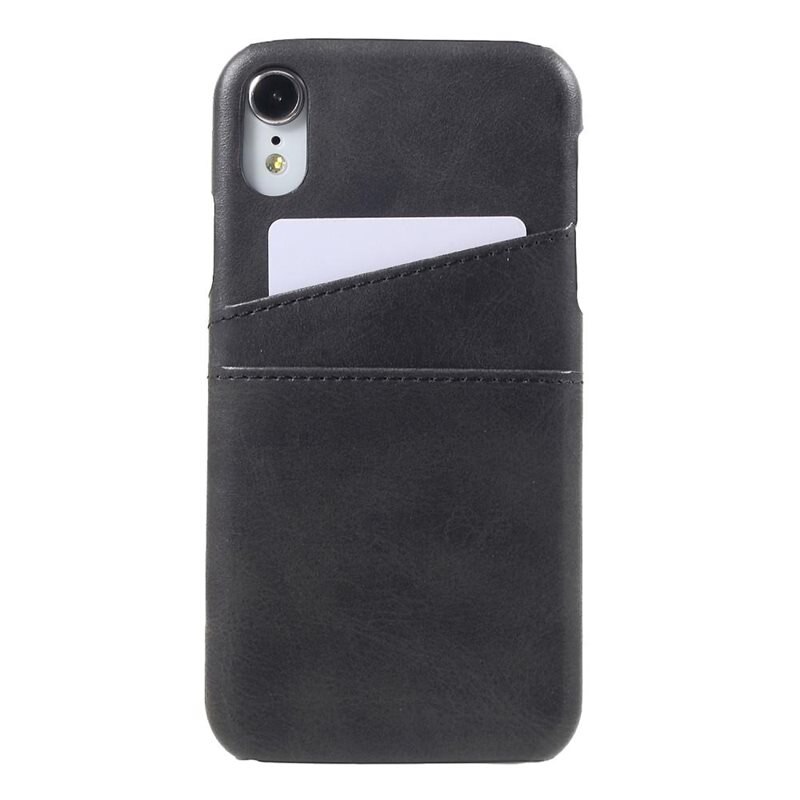 tectTech Card Slots Case iPhone Xr Zwart - Telefoonhoesje met pasjeshouder