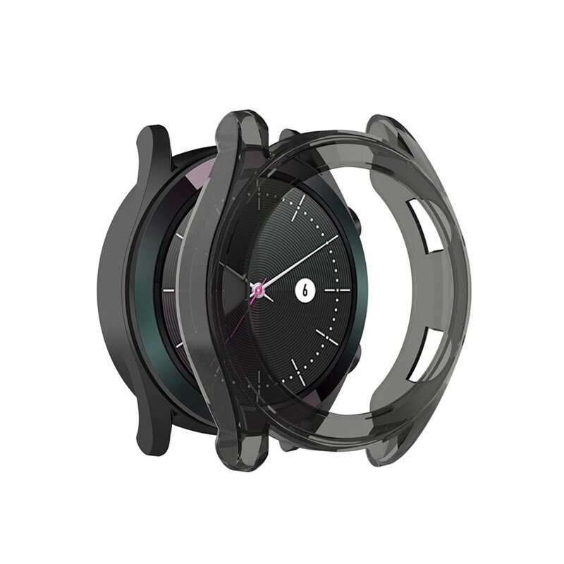 Huawei Watch GT 2 46mm Backcover hoesje Zwart - Beschermend bumperhoesje voor smartwatch