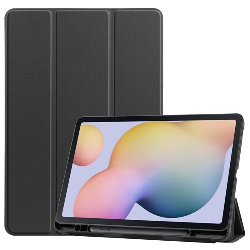 Samsung Galaxy Tab S8/Galaxy Tab S7 Tri-fold met Penhouder Zwart