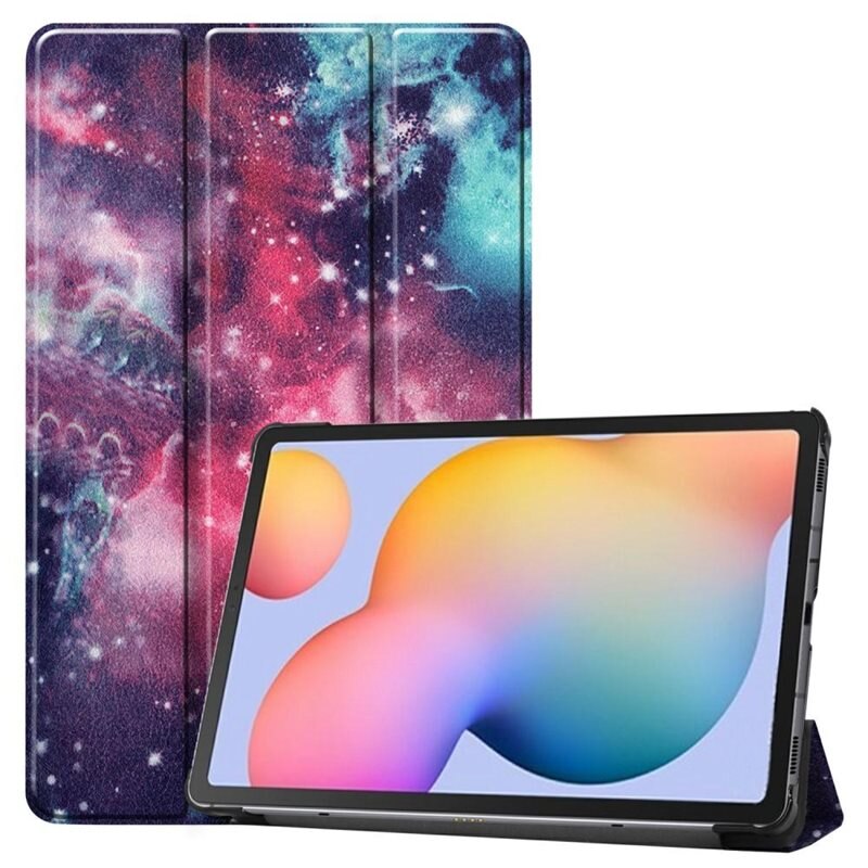 Samsung Galaxy Tab S6 Lite Tri-fold Hoesje Ruimte - Beschermende tablethoes met standaardfunctie