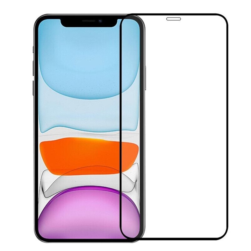 iPhone 12/12 Pro Full-cover Gehard Glas Zwart - Volledige dekking voor het scherm, met zwarte rand