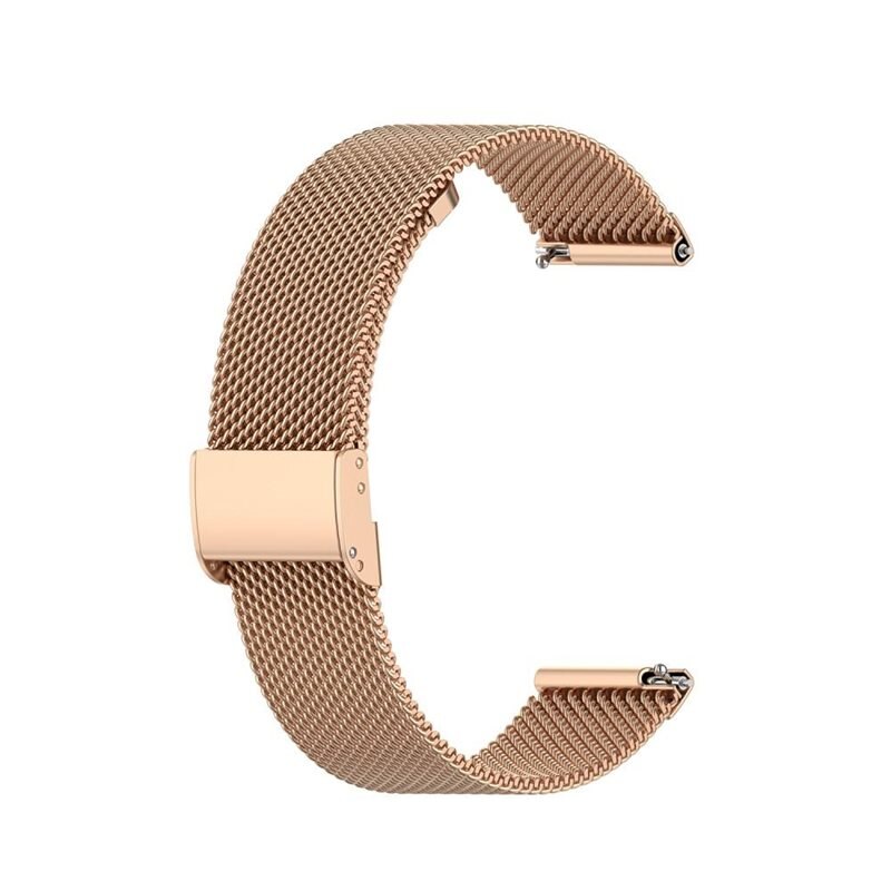 Universeel 19 mm Armband Mesh, Rosé goud - Mooie armband met luxe ontwerp