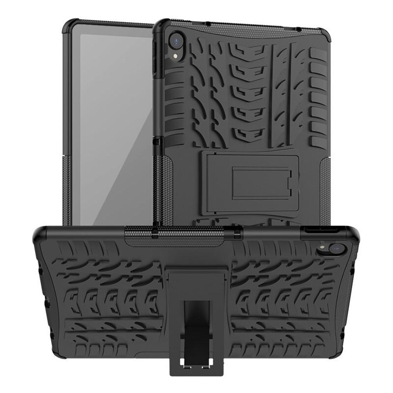Lenovo Tab P11/P11 Plus Rugged Case Zwart - Schokbestendig, stoer hoesje voor tablet