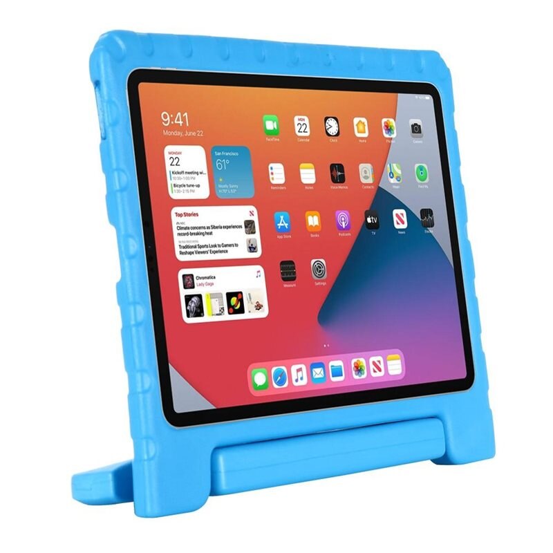Apple iPad Air 10.9 5th Gen (2022) Schokbestendig EVA-hoesje Blauw - Perfect voor kinderen - Beschermende tablethoes