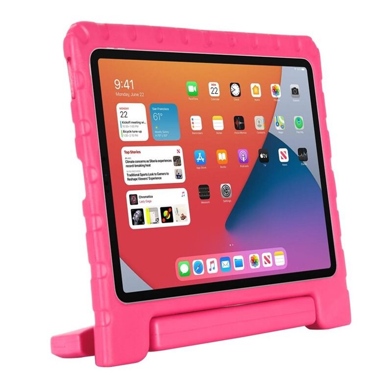 Apple iPad Air 10.9 5th Gen (2022) Schokbestendig EVA-hoesje Roze - Perfect voor kinderen - Beschermende tablethoes