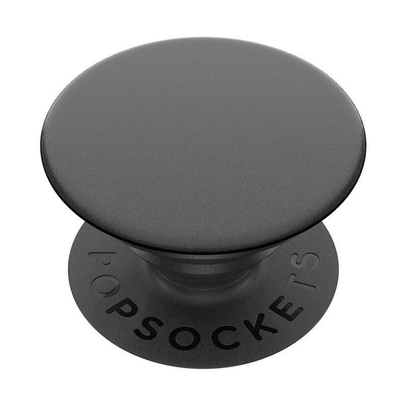 PopSockets PopGrip Stand/Houder met Verwisselbare Top - Zwart