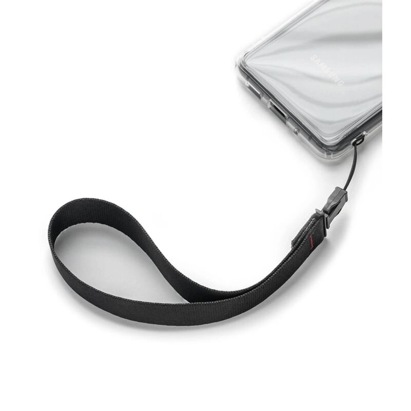 Ringke Hand Strap Zwart - Handige draagriem voor telefoonhoesje - Polsbandje