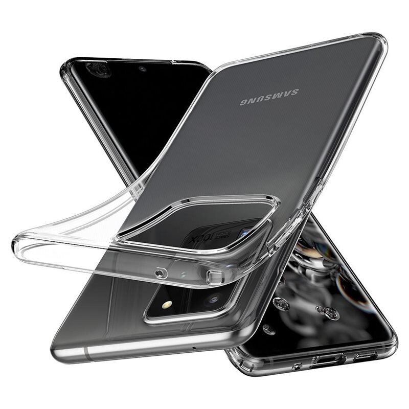 Spigen Case Liquid Crystal Samsung Galaxy S20 Ultra Clear - Telefoonhoesje - Beschermhoesje