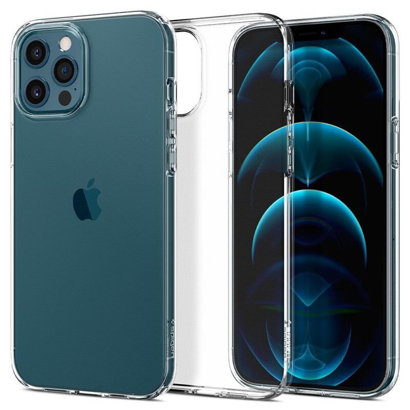 Spigen Case Liquid Crystal iPhone 12/12 Pro Clear - Telefoonhoesje - Beschermhoesje