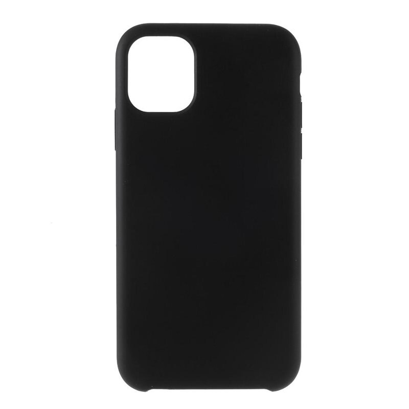 tectTech Liquid Silicone Case iPhone 11 Pro Max Zwart - Telefoonhoesje - Beschermhoesje