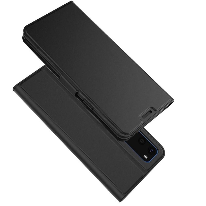 tectTech Slim Card Wallet Samsung Galaxy S20 Zwart - Boekhoesje met pasjeshouder en horizontale standaardfunctie
