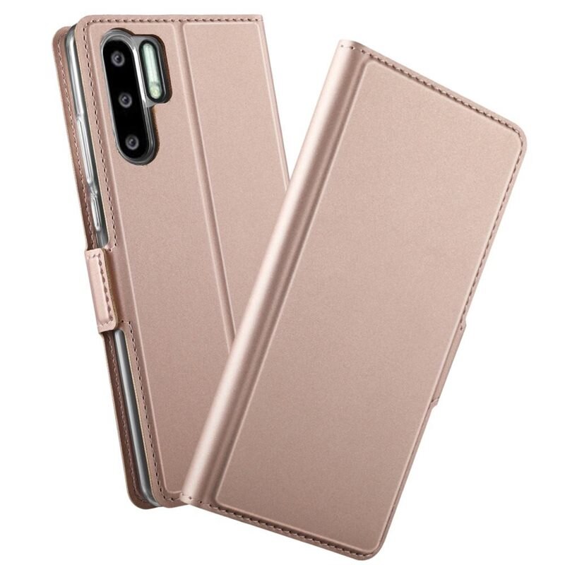tectTech Slim Card Wallet Huawei P30 Pro Goud - Boekhoesje met pasjeshouder en horizontale standaardfunctie