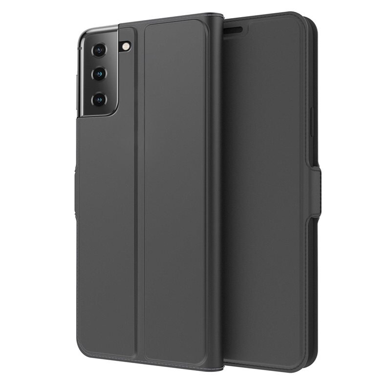 tectTech Slim Card Wallet Samsung Galaxy S21 Zwart - Boekhoesje met pasjeshouder en horizontale standaardfunctie