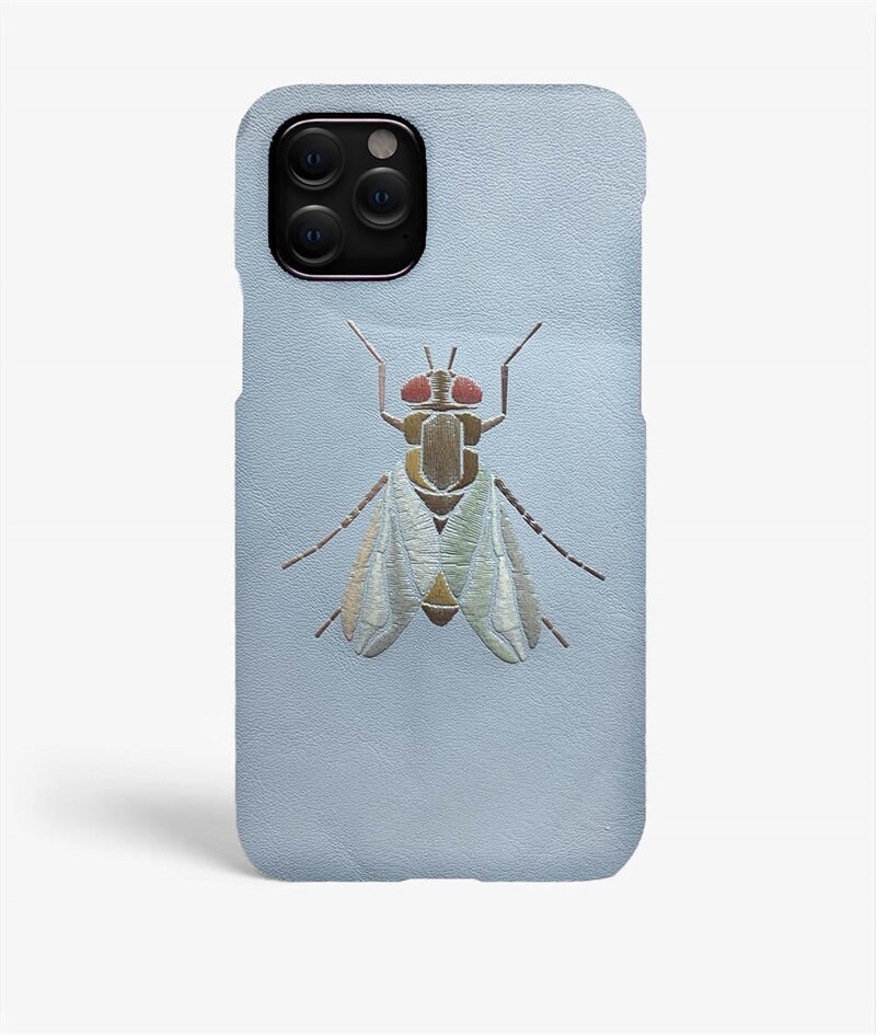 The Case Factory Hoesje iPhone 11 Pro Fly Calf Celeste