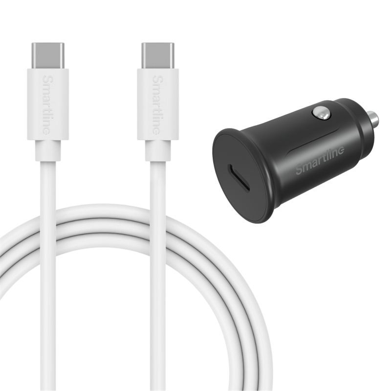 Complete Autolader voor Xiaomi 14 - 1m kabel & Lader USB-C - Smartline