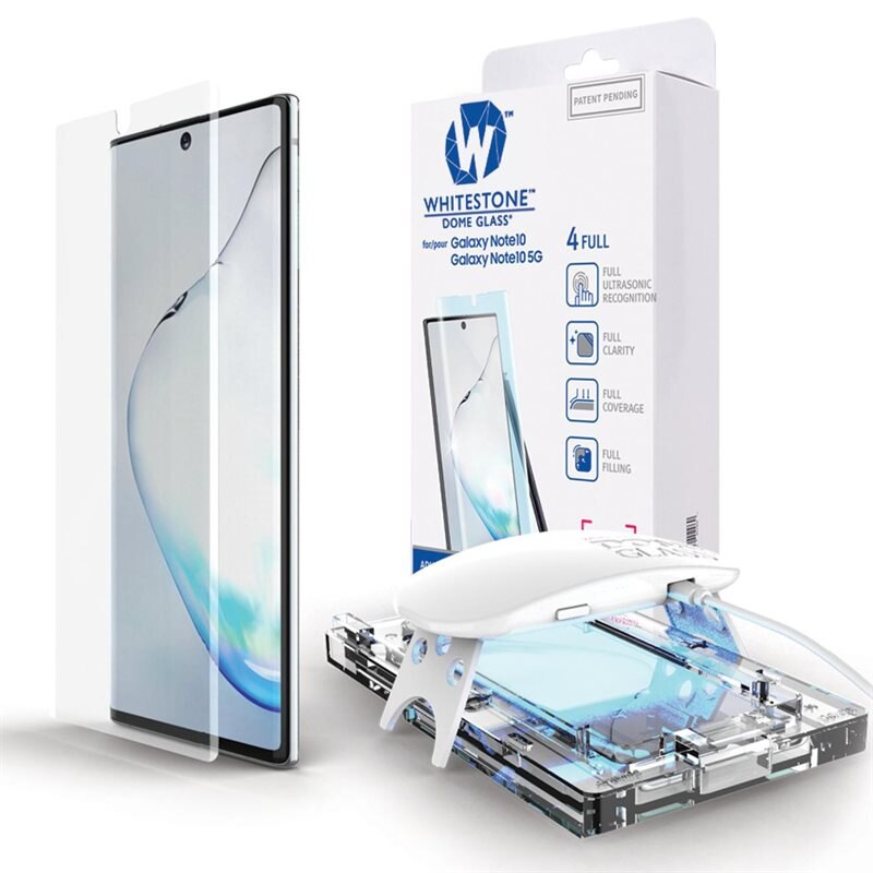 Whitestone Dome Glass Screen Protector Samsung Galaxy Note 10 - Beschermglas van gehard glas - Eenvoudig aan te brengen