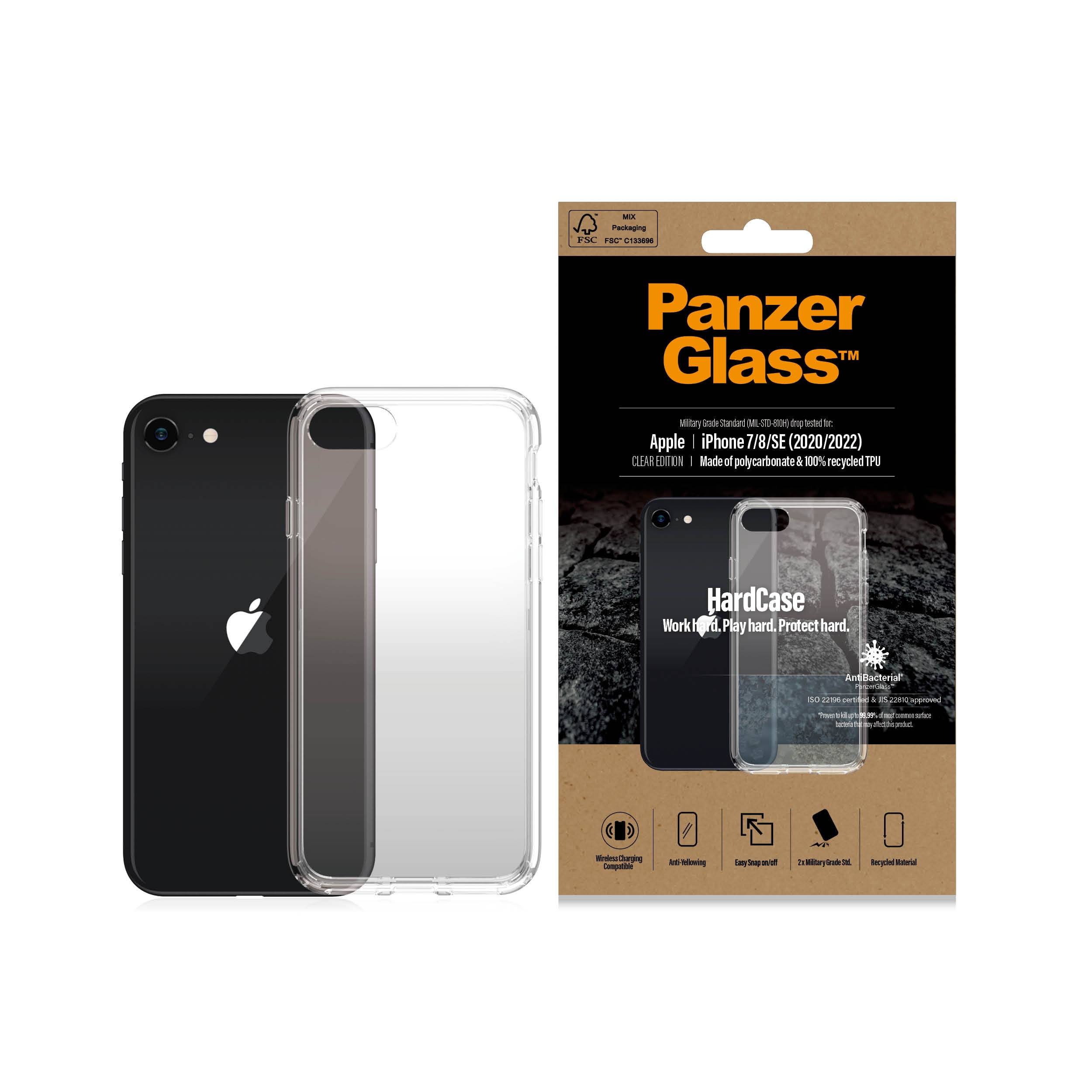 iPhone 8 Hardcase Transparant