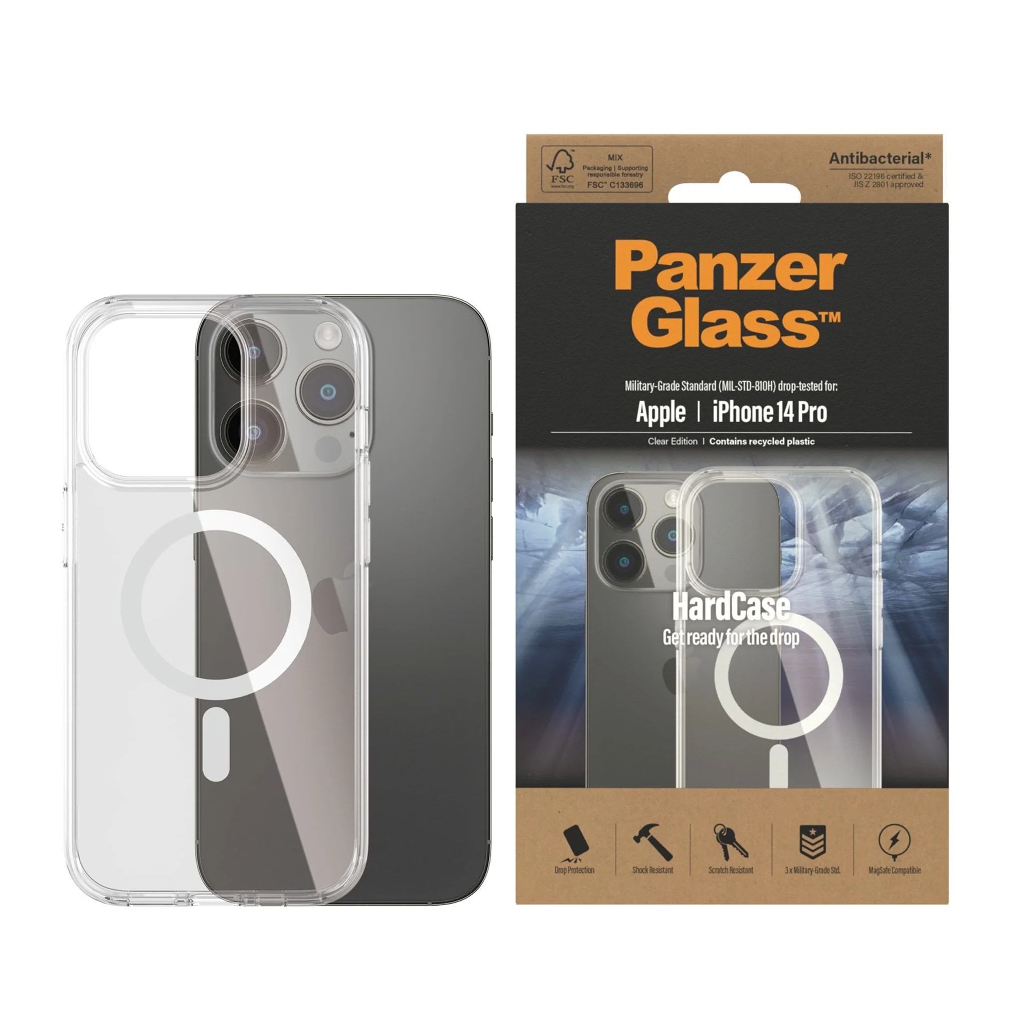 iPhone 14 Pro Hardcase MagSafe Transparant