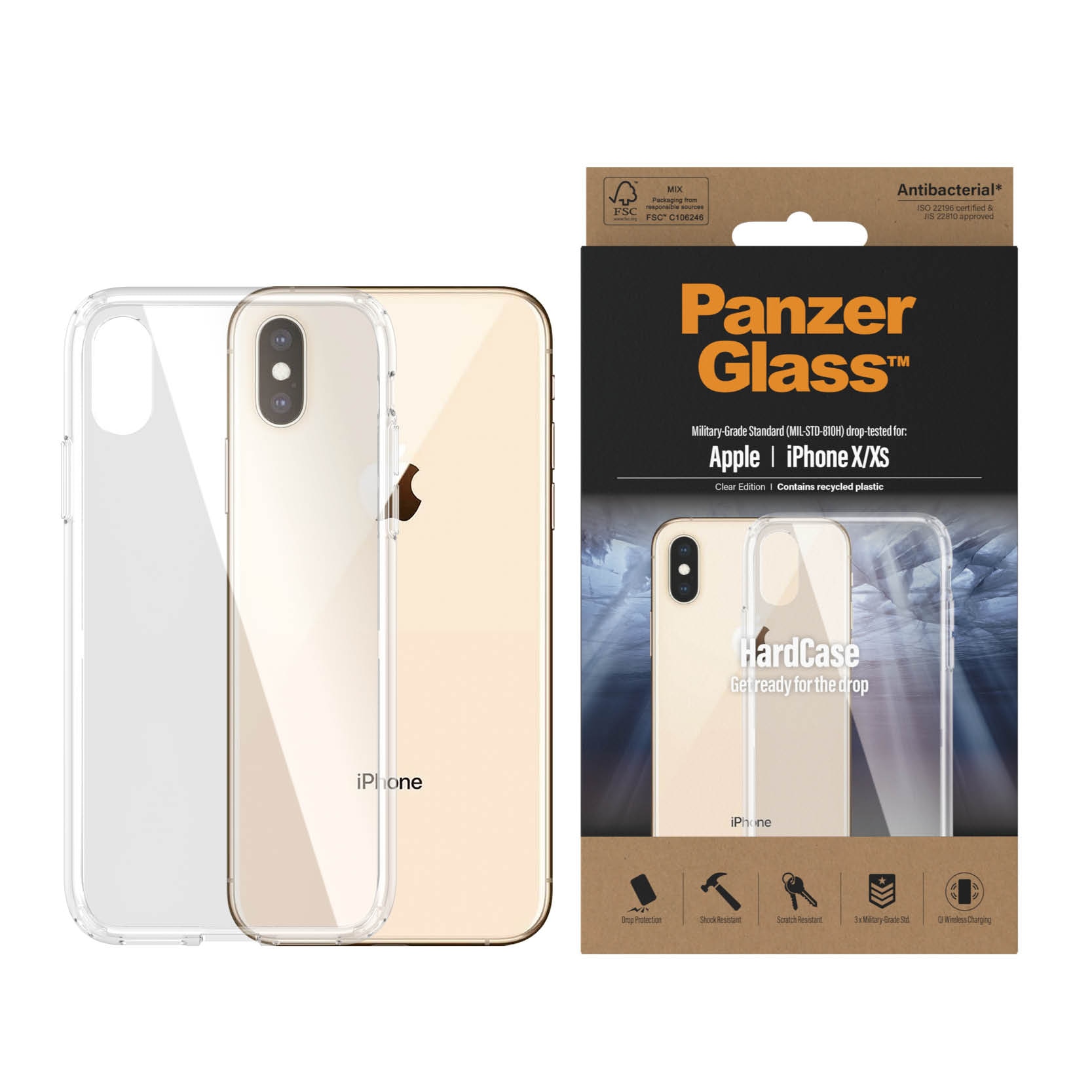 iPhone X/XS Hardcase Transparant