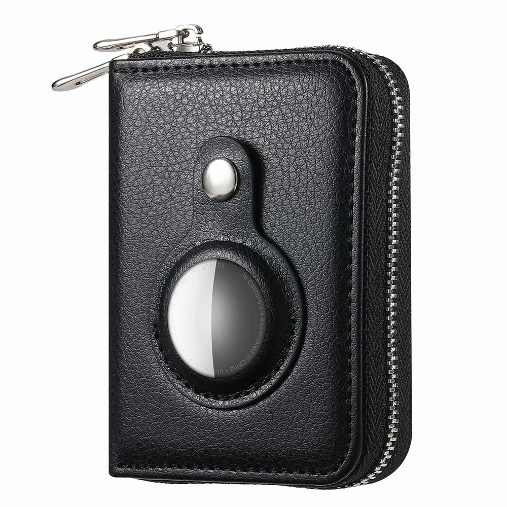 AirTag-portemonnee met RFID-bescherming, zwart