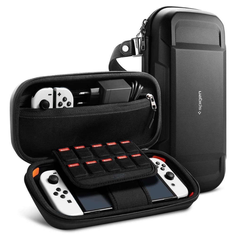 Rugged Armor Pro Pouch Nintendo Switch OLED Zwart