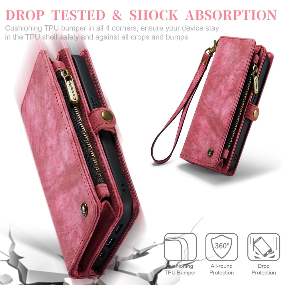 Multi-slot hoesje iPhone Xr Rood