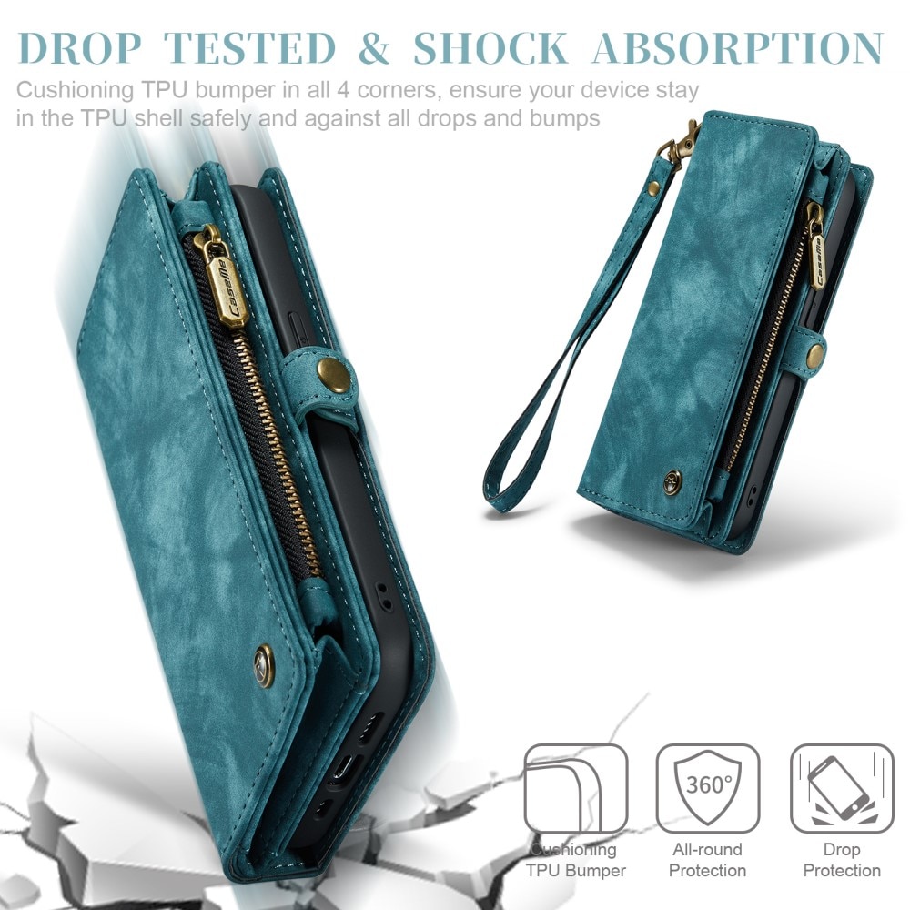 Multi-slot hoesje iPhone Xr Blauw