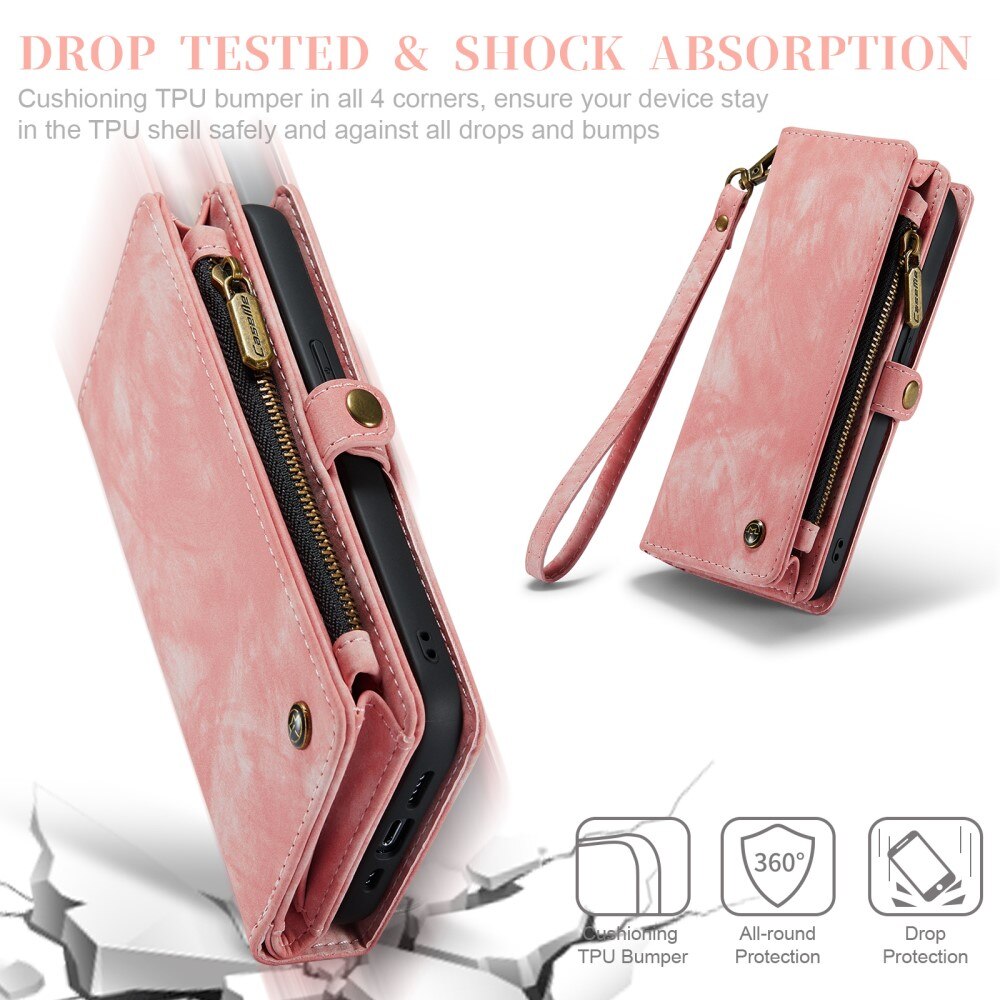 Multi-slot Hoesje iPhone XR roze