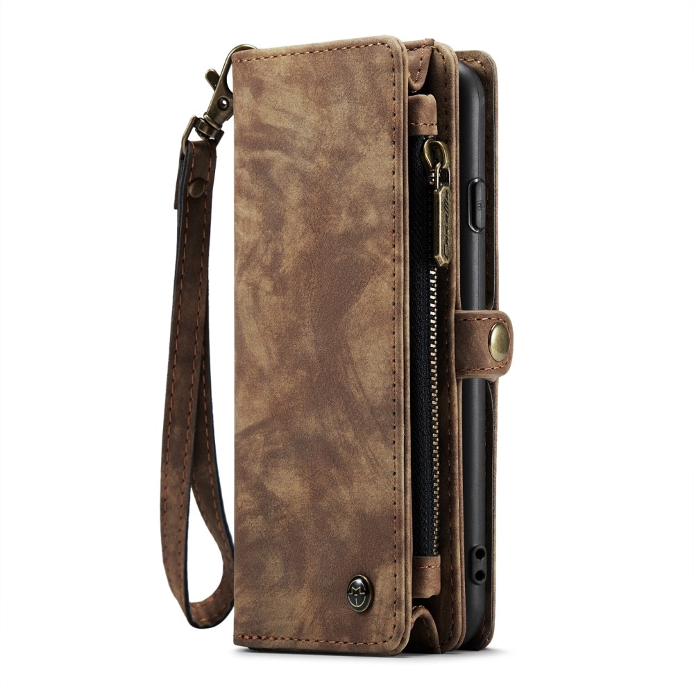 Multi-slot Hoesje iPhone Xs Max Bruin