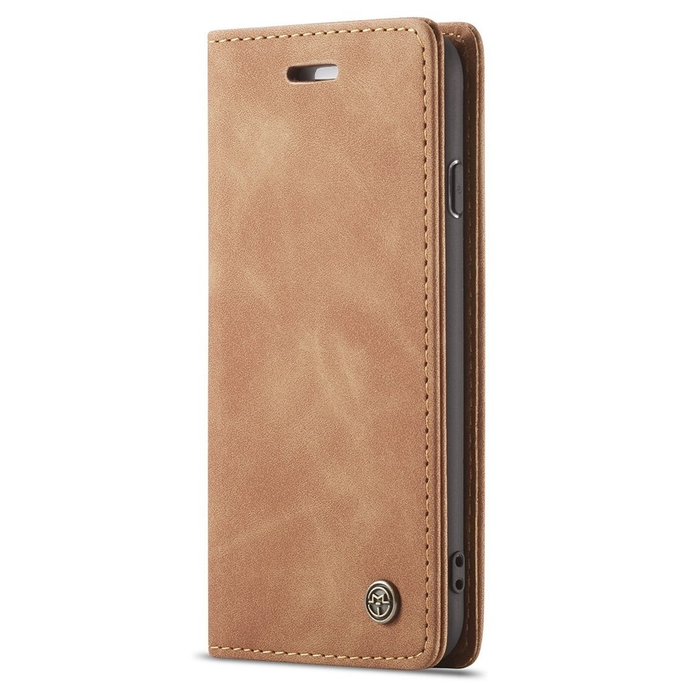 Slim Bookcover hoesje iPhone 8 cognac