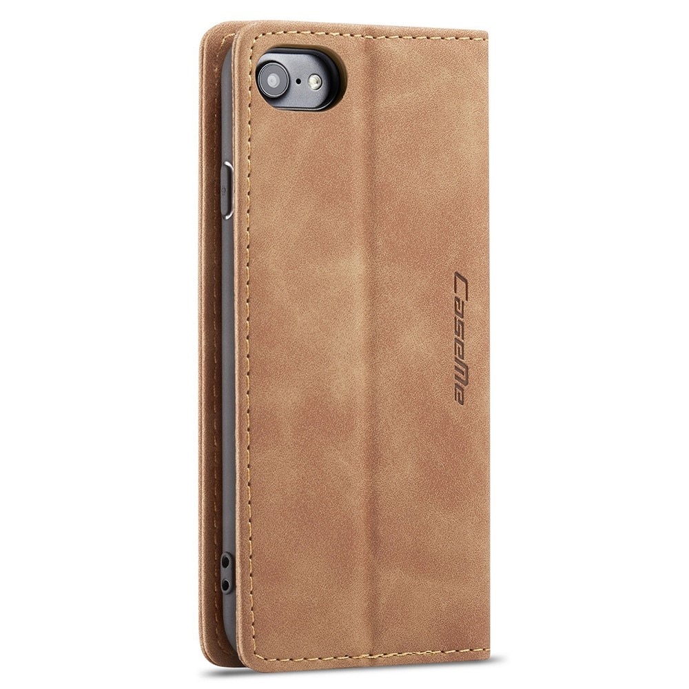 Slim Bookcover hoesje iPhone 7 cognac