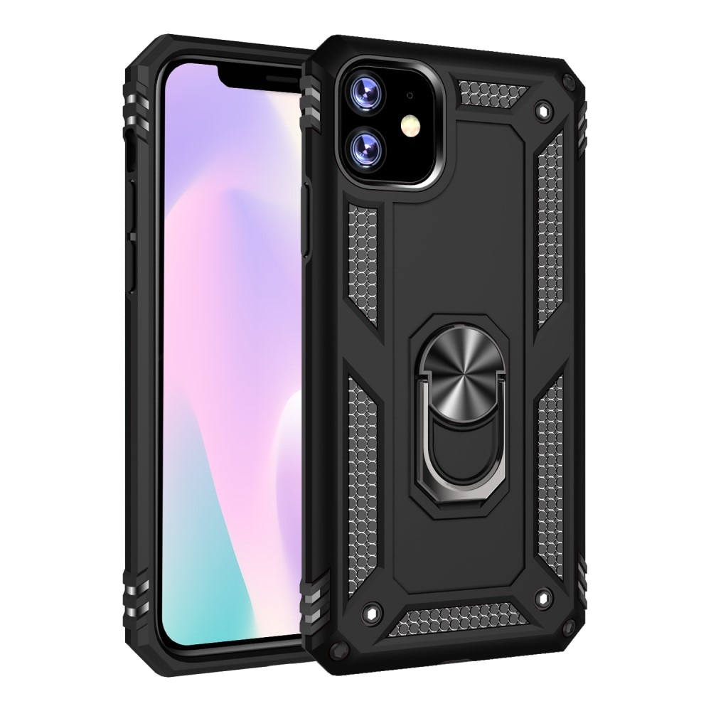 iPhone 11 Pro Hybridcase Tech Ring zwart