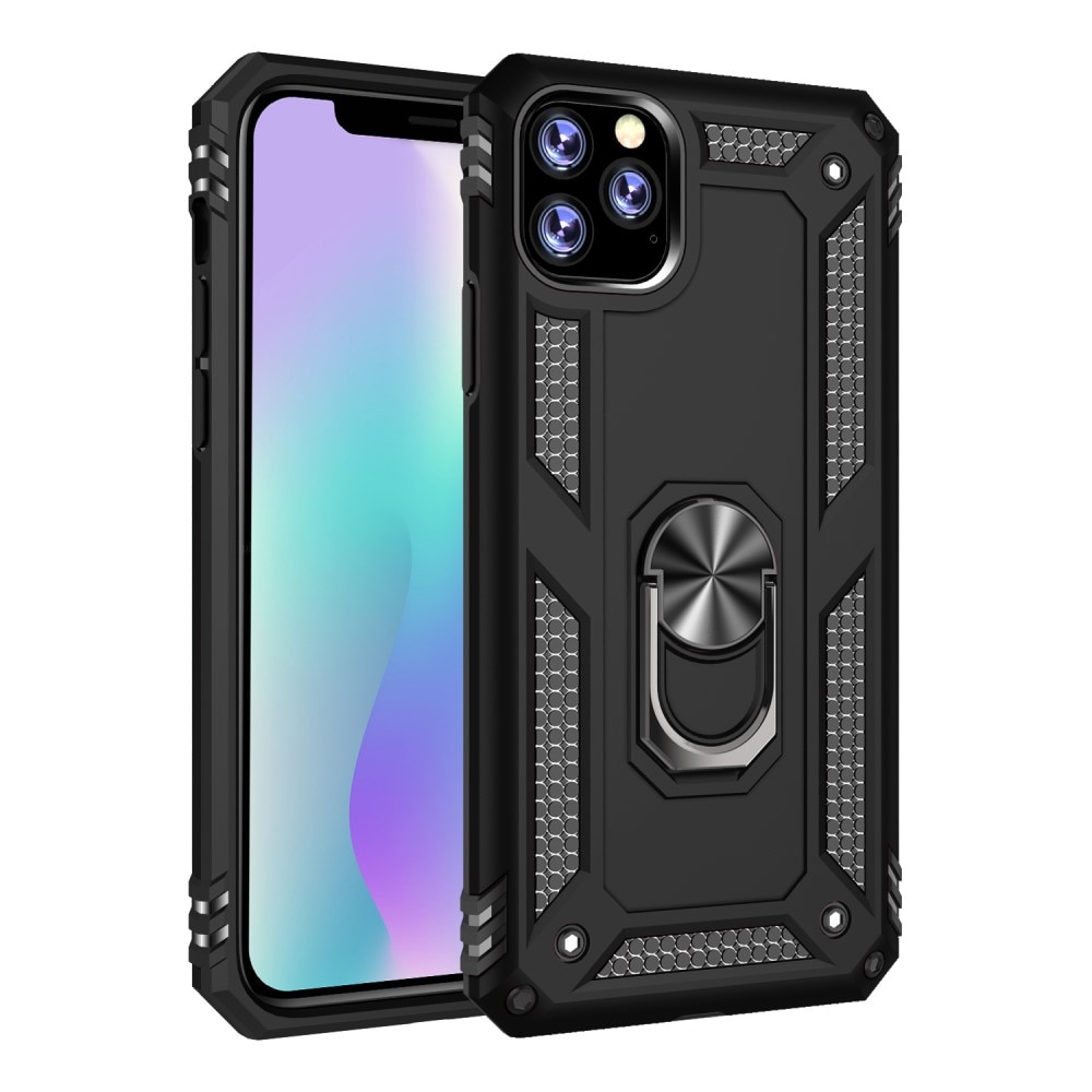 iPhone 11 Pro Max Hybridcase Tech Ring zwart