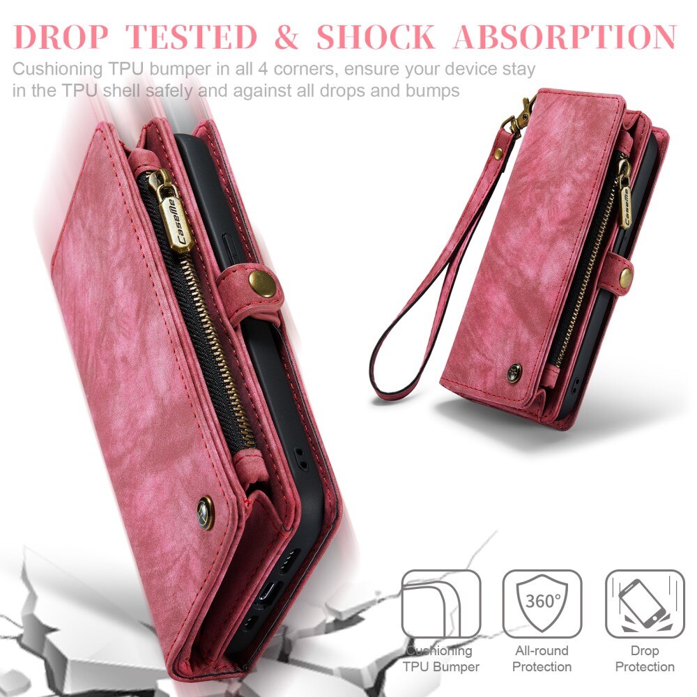 Multi-slot hoesje iPhone 11 Pro Max Rood