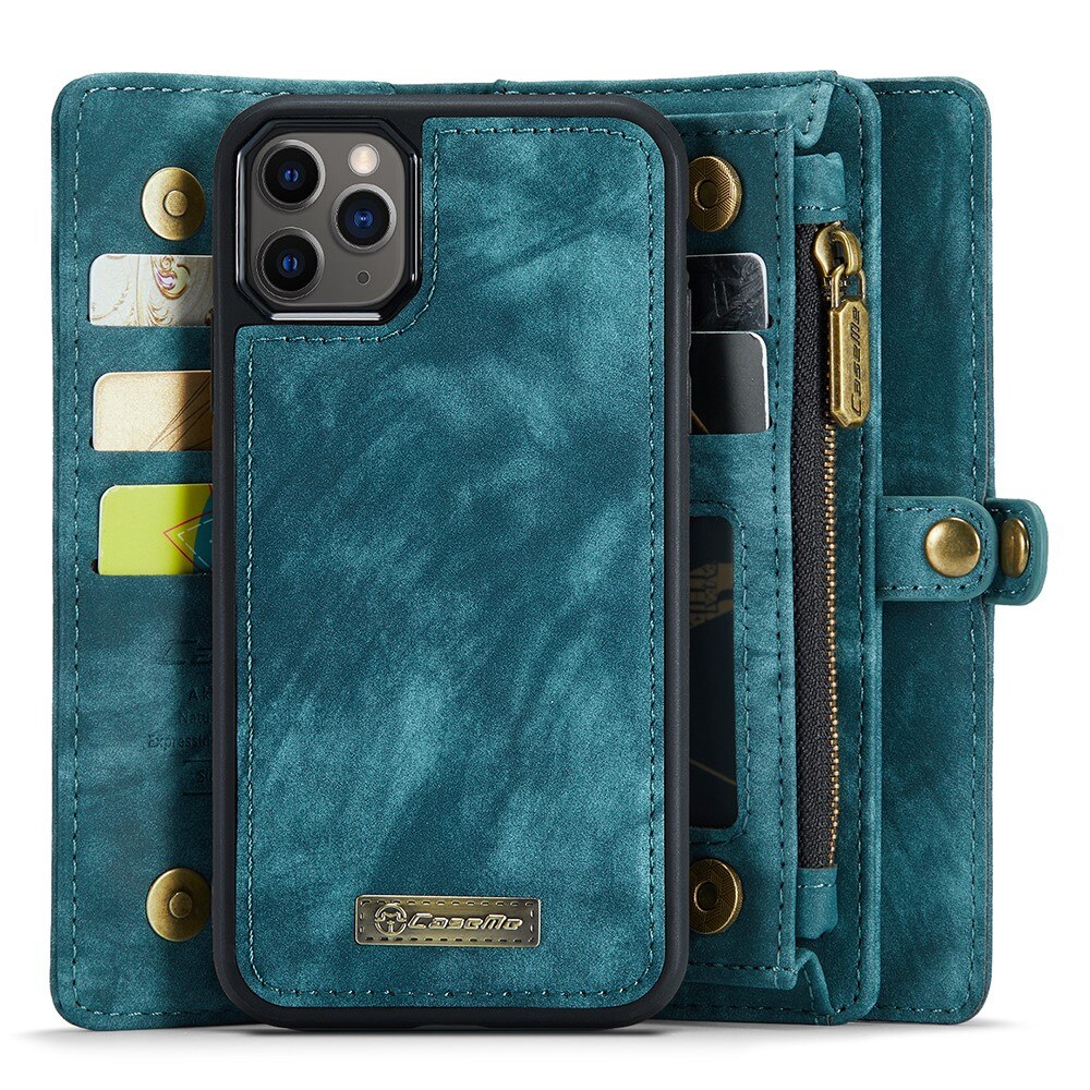 Multi-slot hoesje iPhone 11 Pro Max Blauw