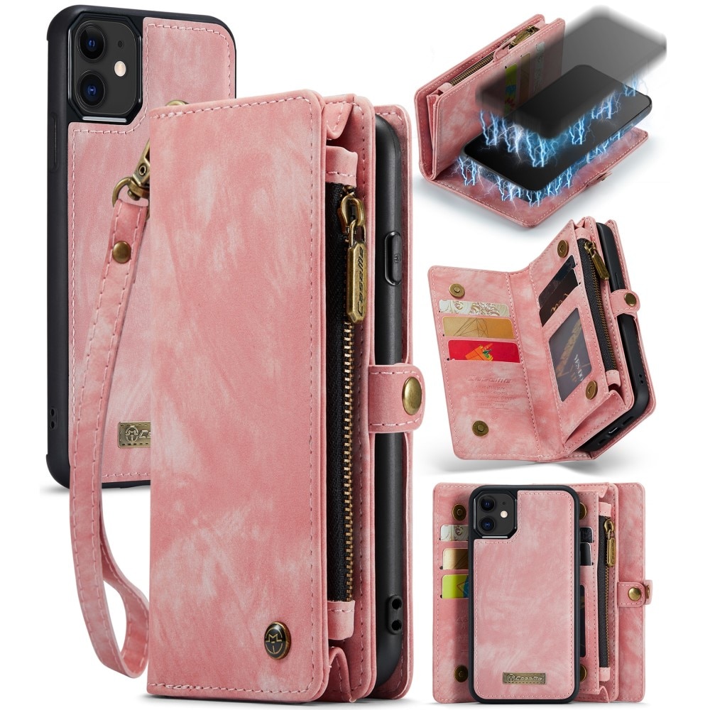 Multi-slot Hoesje iPhone 11 roze