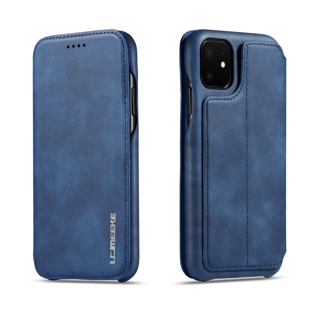 Slim Bookcover hoesje iPhone 11 Blauw