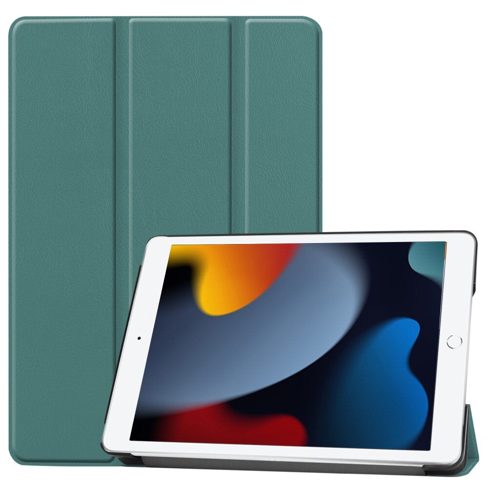 iPad 10.2 9th Gen (2021) Hoesje Tri-fold groen